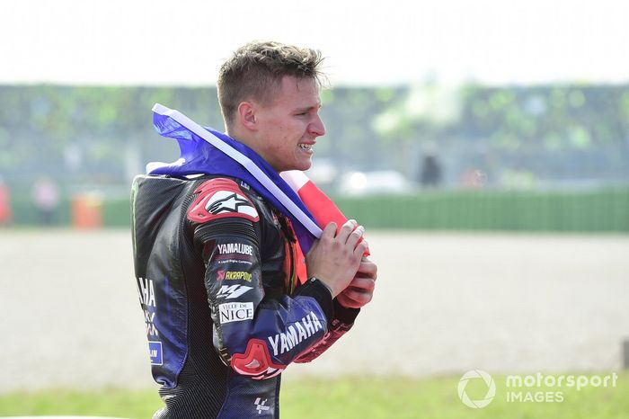 El Campeón del Mundo Fabio Quartararo, Yamaha Factory Racing celebra