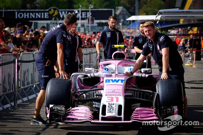 Force India VJM11 de Esteban Ocon