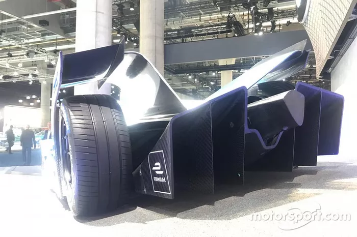 Monoposto della BMW al Salone di Francoforte, dettaglio parte posteriore