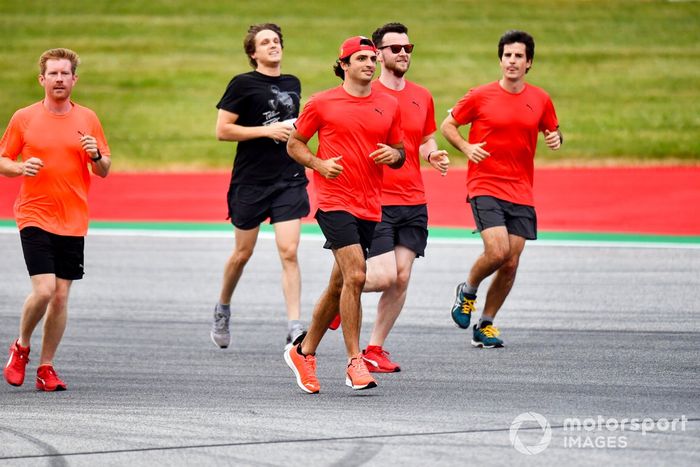 Carlos Sainz Jr., Ferrari, recorre la pista del Red Bull Ring