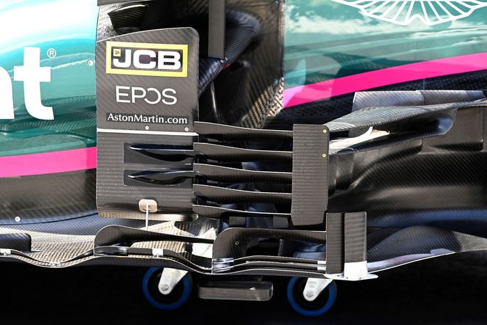 Detalle del Aston Martin AMR21