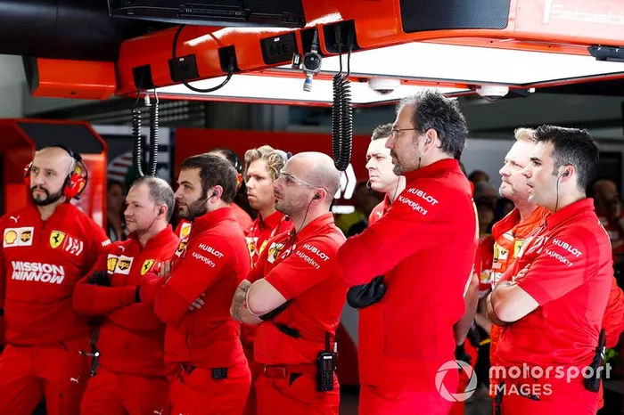 Mecánicos de Ferrari