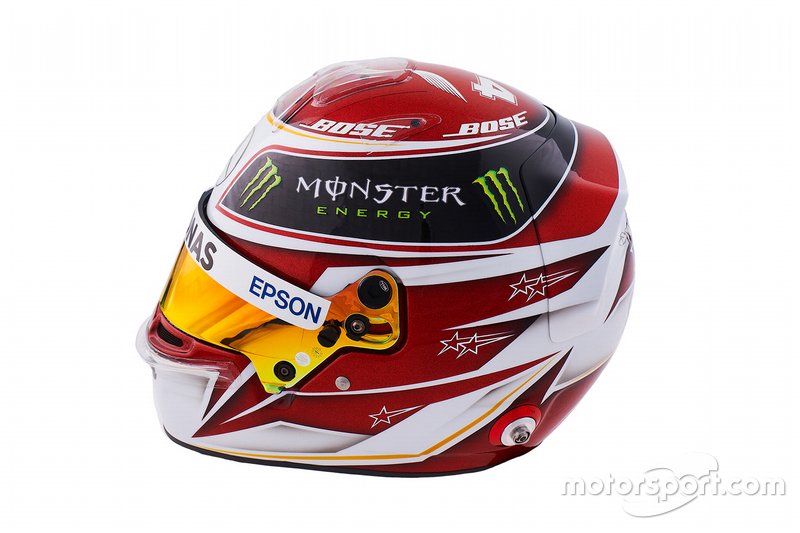 Casco de Lewis Hamilton Mercedes-AMG Petronas