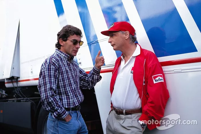 Ayrton Senna, Niki Lauda