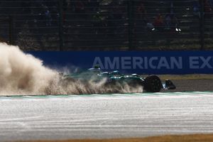 La salida de pista de Fernando Alonso en la FP2 de Suzuka