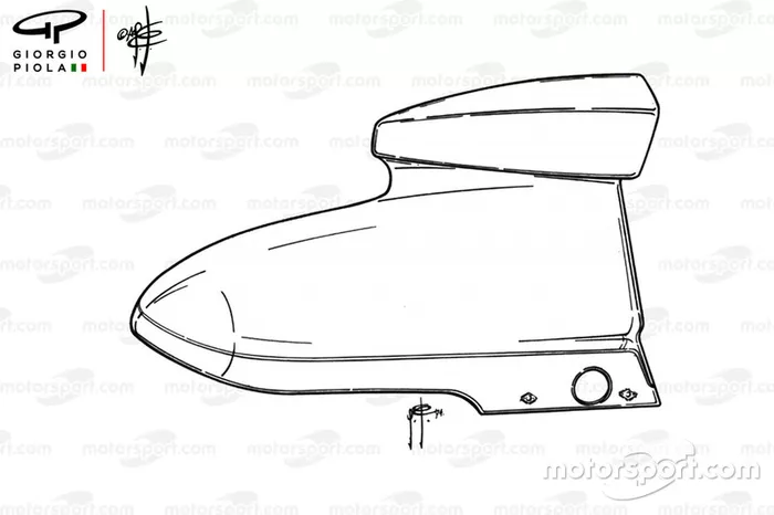 McLaren M23 airbox