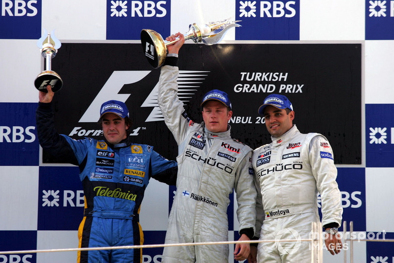 19- Fernando Alonso, 2º en el GP de Turquía 2005 con Renault