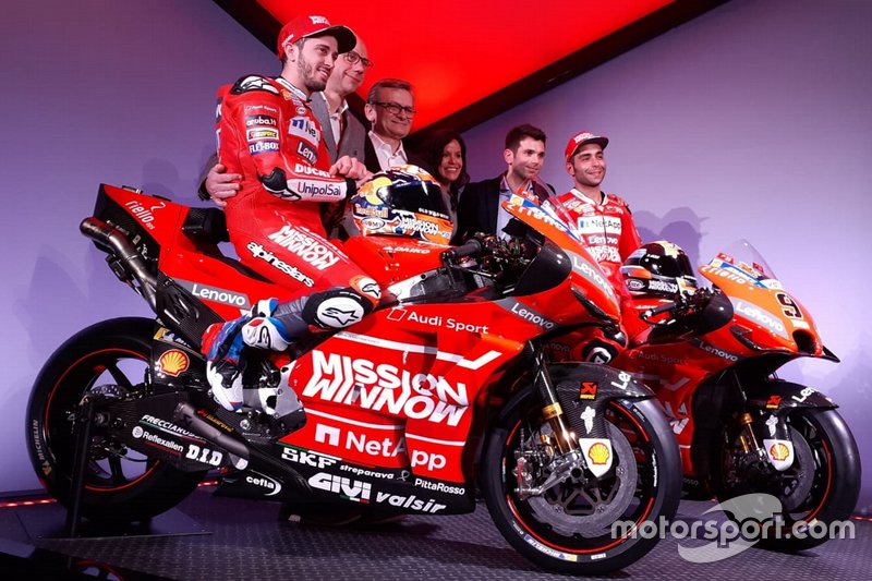 Andrea Dovizioso und Danilo Petrucci, Ducati Team