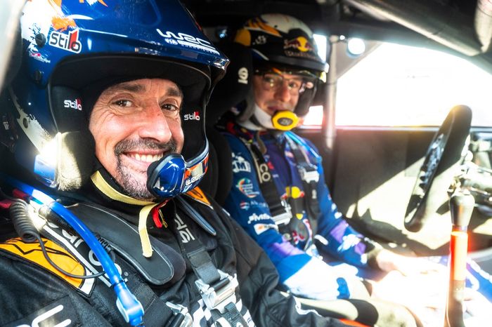 Joshua McErlean, M-Sport Ford World Rally Team with Richard Hammondare