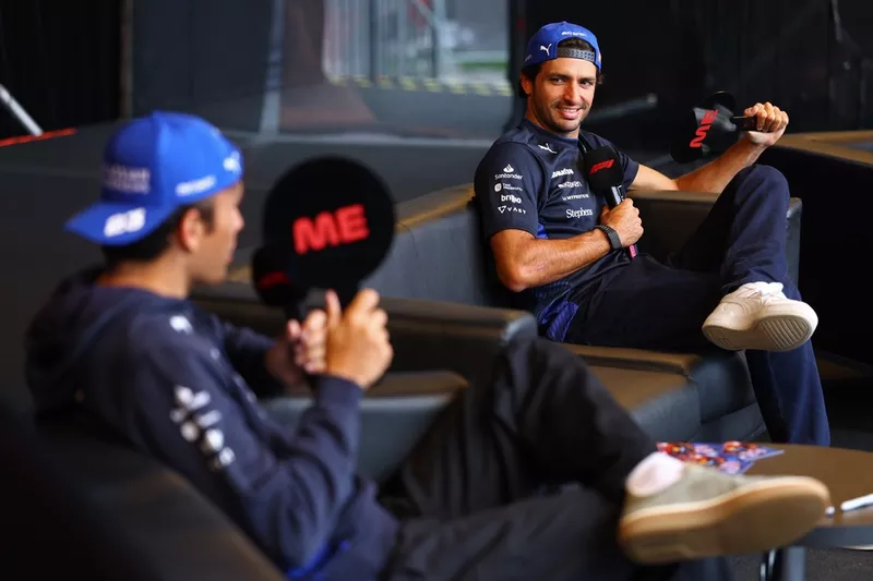 Carlos Sainz, Williams, Alexander Albon, Williams