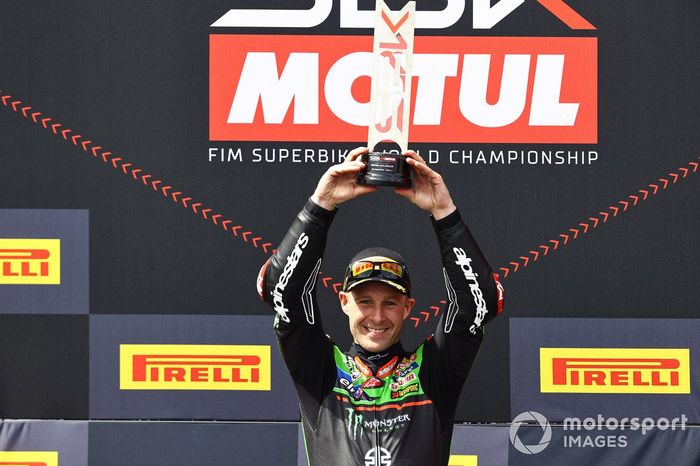 Podio: ganador Jonathan Rea, Kawasaki Racing Team WSBK
