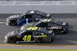 Jimmie Johnson, Hendrick Motorsports Chevrolet Camaro Kurt Busch, Stewart-Haas Racing Ford Fusion Jamie McMurray, Chip Ganassi Racing Chevrolet Camaro