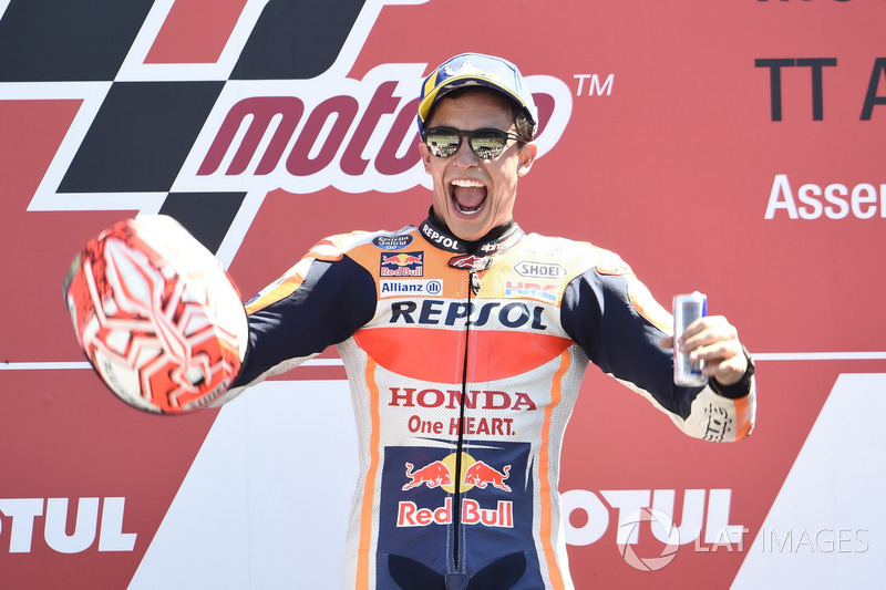 Podyum: Yarış galibi Marc Marquez, Repsol Honda Team
