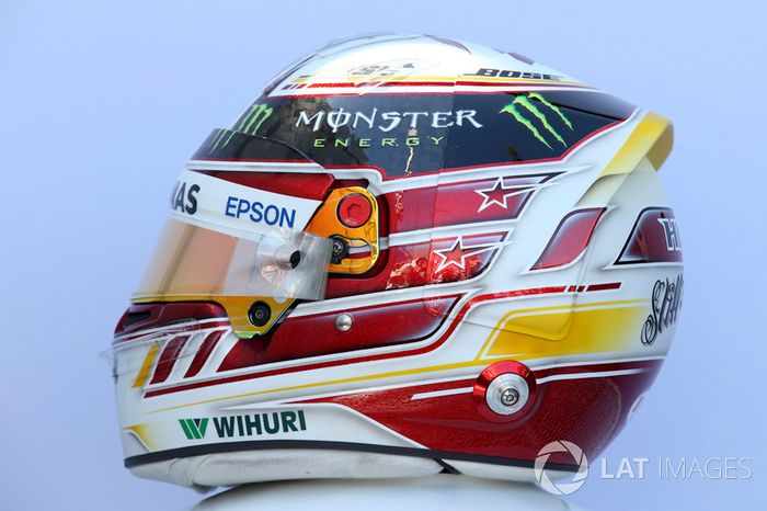 Casco de Lewis Hamilton, Mercedes-AMG F1