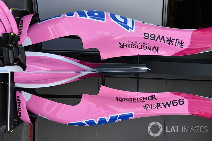 Force India VJM11 bodywork detail