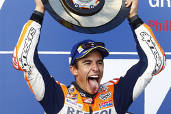 Podium: race winner Marc Marquez, Repsol Honda Team,