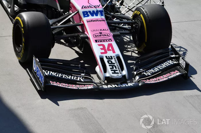 Force India VJM11 front wing detail