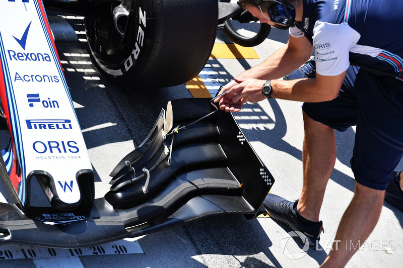 Williams FW41 alerón frontal