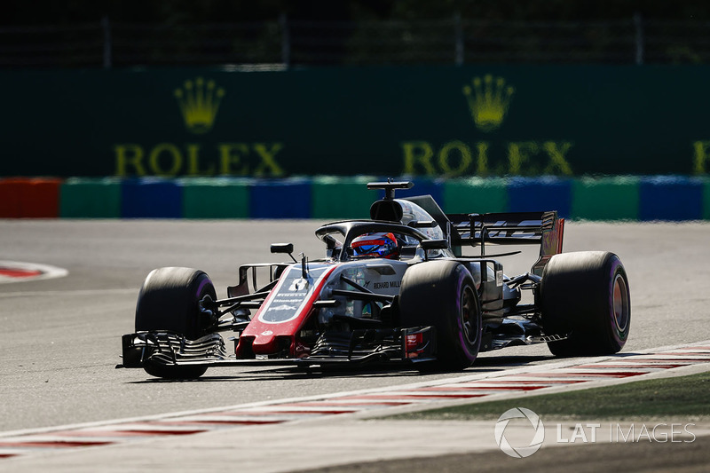 Décimo, Romain Grosjean ajudou a Haas na conquista de pontos