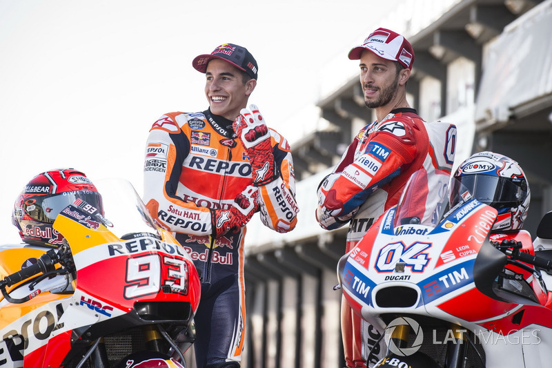 Marc Marquez, Repsol Honda Team, Andrea Dovizioso, Ducati Team