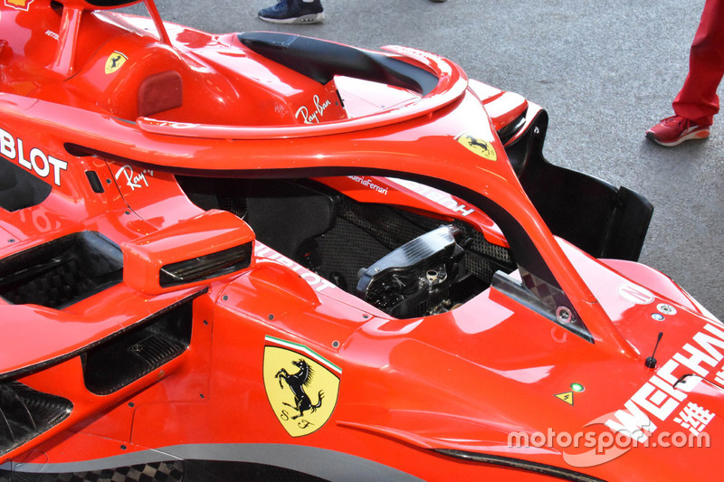 Ferrari SF71H kokpit detayı