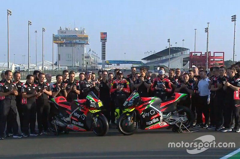 Andrea Iannone, Aleix Espargaro, Bradley Smith, Aprilia Racing Team Gresini