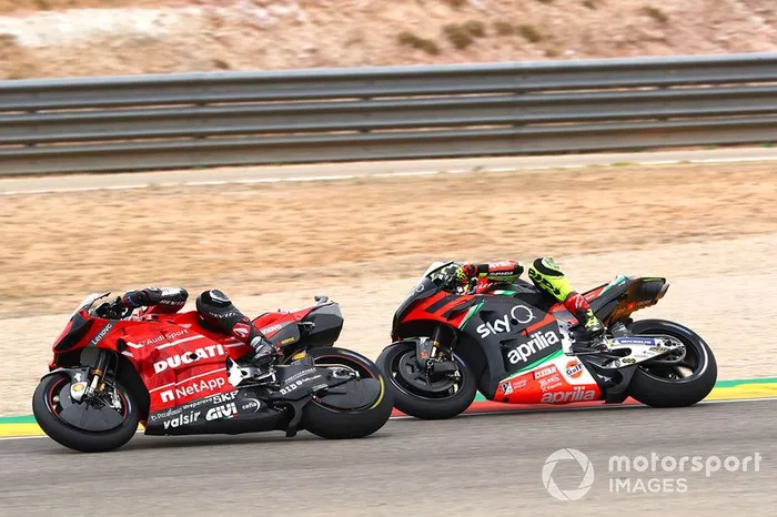 Danilo Petrucci, Ducati Team, Andrea Iannone, Aprilia Racing Team Gresini