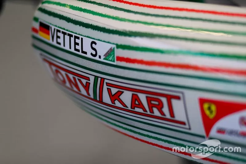 Pontón de kart de Sebastian Vettel 