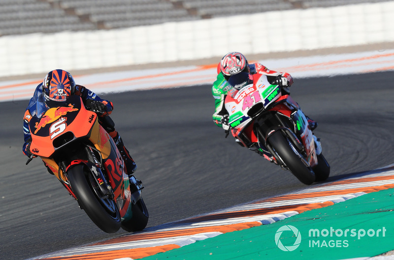 Johann Zarco, Red Bull KTM Factory Racing, Aleix Espargaro, Aprilia Racing Team Gresini