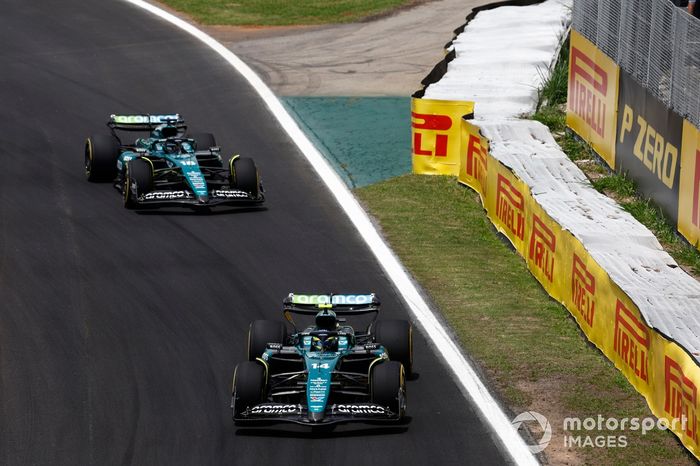 Fernando Alonso, Aston Martin AMR24, Lance Stroll, Aston Martin AMR24