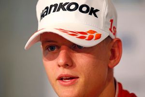 Conferencia de prensa, Mick Schumacher, PREMA Theodore Racing Dallara F317 - Mercedes-Benz