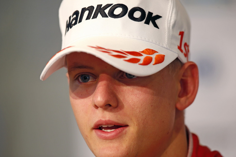 Conferencia de prensa, Mick Schumacher, PREMA Theodore Racing Dallara F317 - Mercedes-Benz