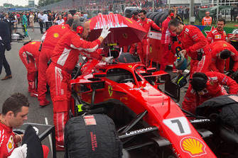 La Ferrari SF71H di Kimi Raikkonen