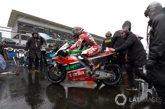 Scott Redding, Aprilia Racing Team Gresini, durante el Gran Premio de Gran Bretaña