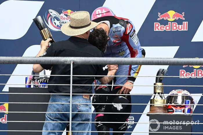 Podio: ganador Enea Bastianini, Gresini Racing 