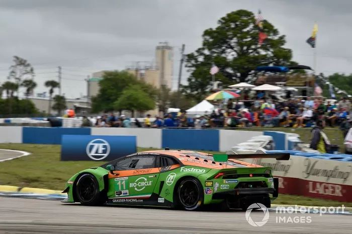 #11 GRT Grasser Racing Team Lamborghini Huracan GT3, GTD: Mirko Bortolotti, Rik Breukers, Rolf Ineichen
