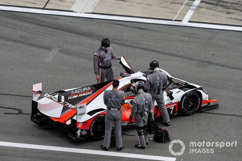 #7 Acura Team Penske Acura DPi, DPi: Helio Castroneves, Ricky Taylor, Alexander Rossi, Pre-Race