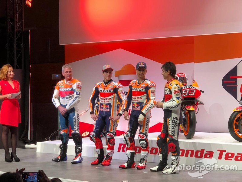 Mick Doohan, Marc Márquez, Jorge Lorenzo, Alex Crivillé, Honda HRC