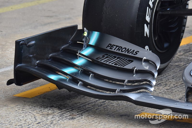Mercedes AMG F1 voorvleugel