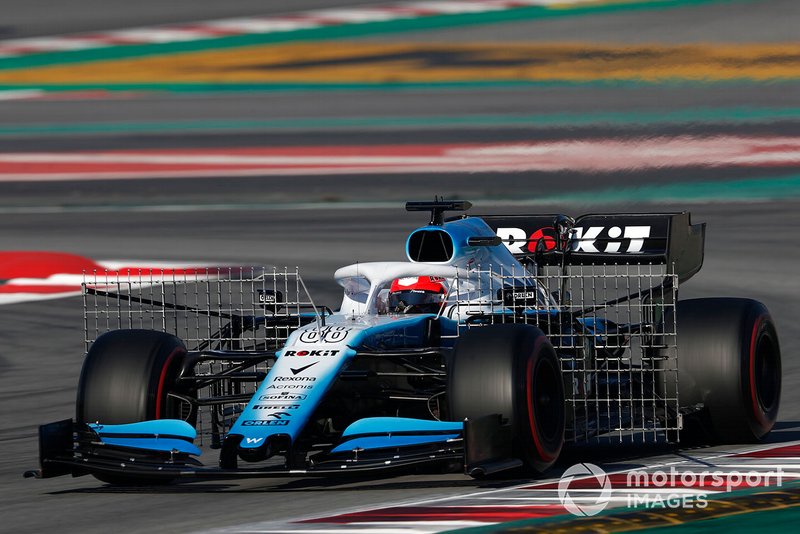 Robert Kubica, Williams FW42, con sensores aerodinámicos