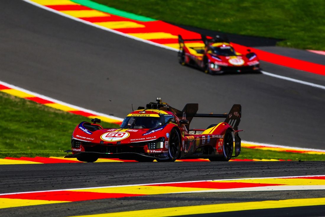 #50 Ferrari AF Corse Ferrari 499P: Antonio Fuoco, Miguel Molina, Nicklas Nielsen, #51 Ferrari AF Corse Ferrari 499P: Alessandro Pier Guidi, James Calado, Antonio Giovinazzi