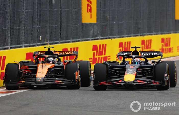 Lando Norris, McLaren, Max Verstappen, Red Bull Racing