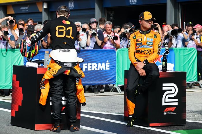 Lando Norris, McLaren, Oscar Piastri