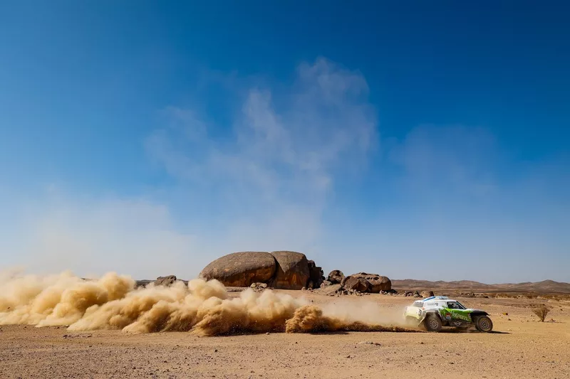#223 X-Raid Mini John Cooper Works Rally Mini: Sebastian Halpern, Bernardo Graue