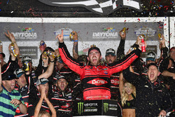 Austin Dillon, Richard Childress Racing Chevrolet Camaro celebrates his win