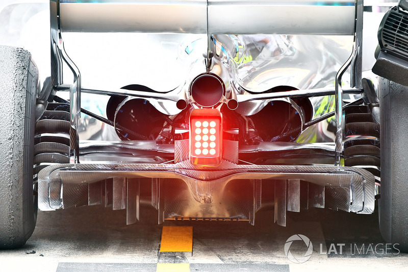 Mercedes-AMG F1 W09 arka ve difüzör