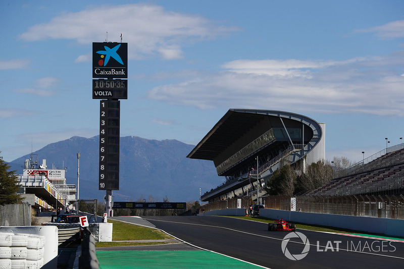 A segunda parte dos testes de pré-temporada da F1 voltou nesta terça-feira em Barcelona.