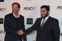 ROC Presidente Fredrik Johnsson y su excelencia Turki Al-Sheikh, Presidente de la Autoridad General de deporte de la Arabia Saudita