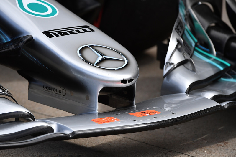 Mercedes-AMG F1 W09 nose detail