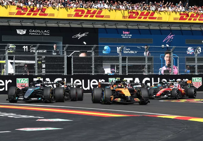 Kimi Antonelli, Mercedes, Lando Norris, McLaren